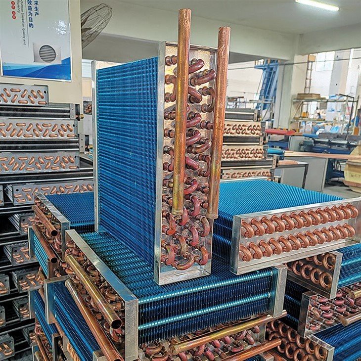 Refrigeration Equipment Copper Tube Aluminum Fin Evaporator