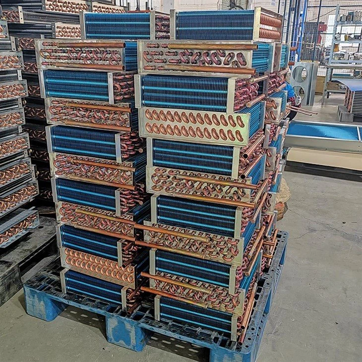 Refrigeration Equipment Copper Tube Aluminum Fin Evaporator